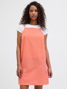 Jack & Jones Kadın Askılı Sırt Detaylı Elbise - Petra -Persimmon Orange - 12277416