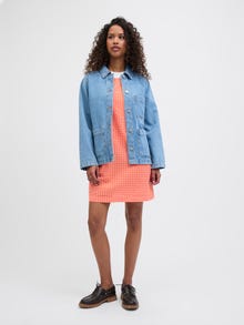 Jack & Jones Kadın Askılı Sırt Detaylı Elbise - Petra -Persimmon Orange - 12277416