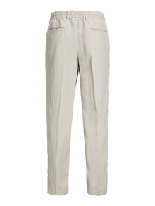 Jack & Jones Bol Kalıp Orta bel Katlanmış etek uçları Pantolonlar -Silver Lining - 12277641