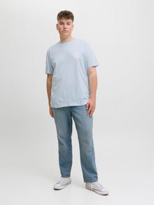 Jack & Jones Büyük Beden Baskılı Tişört - Bellagıo -Skyway - 12277664