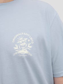 Jack & Jones Büyük Beden Baskılı Tişört - Bellagıo -Skyway - 12277664