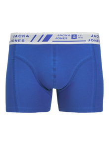 Jack & Jones Erkek Desenli 3'lü Boxer Paketi - Hawaıı -Beaucoup Blue - 12277684