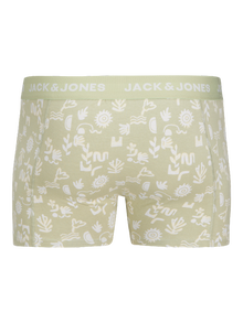 Jack & Jones Erkek 3'lü Boxer Paketi - Corals -Desert Sage - 12277701