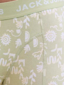 Jack & Jones Erkek 3'lü Boxer Paketi - Corals -Desert Sage - 12277701