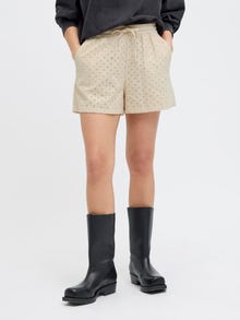 Jack & Jones Kadın Yüksek Bel Şort - Selma -Fog - 12277912