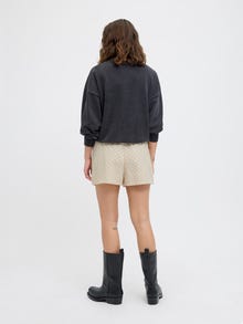 Jack & Jones Kadın Yüksek Bel Şort - Selma -Fog - 12277912