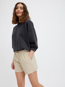 Jack & Jones Kadın Yüksek Bel Şort - Selma -Fog - 12277912