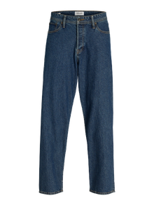 Jack & Jones Erkek Eddıe 061 Loose Fıt Jean -Blue Denim - 12278087
