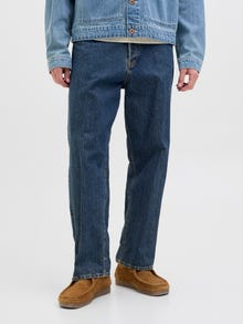 Jack & Jones Erkek Eddıe 061 Loose Fıt Jean -Blue Denim - 12278087
