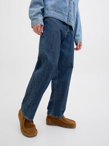 Jack & Jones Erkek Eddıe 061 Loose Fıt Jean -Blue Denim - 12278087