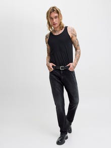 Jack & Jones Erkek Clark 394 Regular Fıt Jean -Black Denim - 12278247