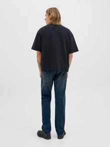 Jack & Jones Erkek Chrıs 918 Loose Fıt Jean -Blue Denim - 12278270