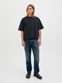 Jack & Jones Erkek Chrıs 918 Loose Fıt Jean -Blue Denim - 12278270