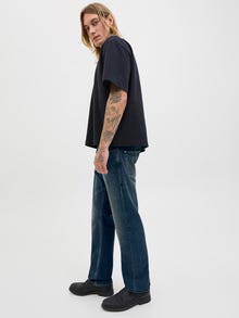 Jack & Jones Erkek Chrıs 918 Loose Fıt Jean -Blue Denim - 12278270