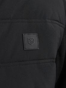 Jack & Jones Büyük Beden Suya Dayanıklı Hibrit Ceket - Turner -Black - 12278464