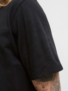 Jack & Jones Erkek Logo Baskılı Tişört - Hayato -Black - 12278508