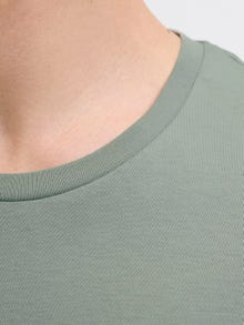 Jack & Jones Erkek Logo Baskılı Tişört - Geplas -Iceberg Green - 12278523