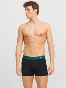 Jack & Jones Büyük Beden 3'lü Boxer Paketi - Nıck -Dark Ivy - 12278628