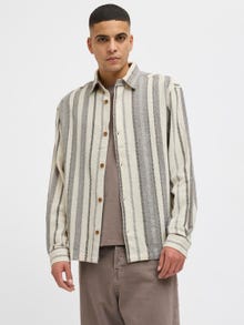 Jack & Jones Erkek Jakarlı Gömlek - Charge -Castlerock - 12278706