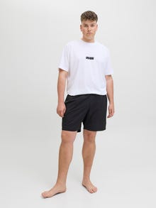 Jack & Jones Büyük Beden Deniz Şortu - Mauı -Black - 12278711