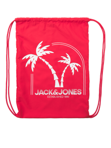 Jack & Jones Erkek Deniz Şortu ve Havlu Plaj Seti - Mauı -True Red - 12278729