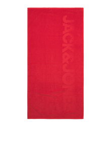 Jack & Jones Erkek Deniz Şortu ve Havlu Plaj Seti - Mauı -True Red - 12278729
