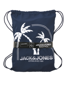 Jack & Jones Erkek Deniz Şortu ve Havlu Plaj Seti - Mauı -Navy Blazer - 12278729