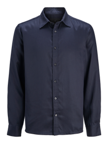 Jack & Jones Erkek Düğme Kapamalı Gömlek - Mılo -Night Sky - 12278758