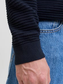 Jack & Jones Erkek Bisiklet Yaka Kazak - Otto -Sky Captain - 12278962