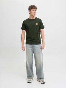 Jack & Jones Erkek Minimal Logo Baskılı Tişört - Brandy -Duffel Bag - 12279100
