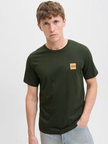 Jack & Jones Erkek Minimal Logo Baskılı Tişört - Brandy -Duffel Bag - 12279100