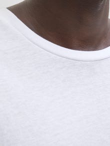 Jack & Jones Erkek Minimal Logo Baskılı Tişört - Brandy -White - 12279100