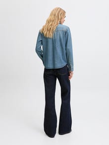 Jack & Jones Kadın Flared Jean - Rome -Dark Blue Denim - 12279569
