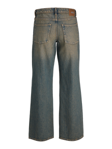 Jack & Jones Kadın Loose Fıt Jean - Palermo -Medium Blue Denim - 12279578