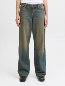 Jack & Jones Kadın Loose Fıt Jean - Palermo -Medium Blue Denim - 12279578