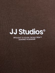 Jack & Jones Büyük Beden Bisiklet Yaka Tişört - Soho -Delicioso - 12279591