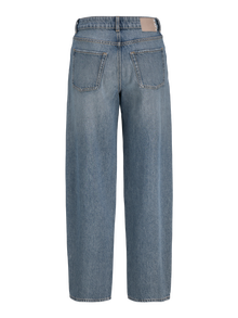 Jack & Jones Kadın Barrel Jean - Fujı -Medium Blue Denim - 12279605