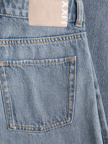 Jack & Jones Kadın Barrel Jean - Fujı -Medium Blue Denim - 12279605