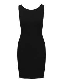 Jack & Jones Kadın Kare Yaka Triko Elbise - Posıe -Black - 12280450