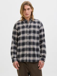 Jack & Jones Erkek Göğüs Cepli Gömlek - James -Stormy Weather - 12280826