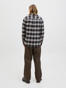 Jack & Jones Erkek Göğüs Cepli Gömlek - James -Stormy Weather - 12280826
