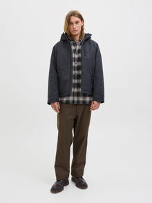 Jack & Jones Erkek Göğüs Cepli Gömlek - James -Stormy Weather - 12280826