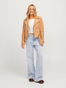 Jack & Jones Kadın Düşük Omuzlu Bluz - Rosey -Blanc de Blanc - 12281145