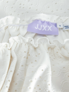 Jack & Jones Kadın Düşük Omuzlu Bluz - Rosey -Blanc de Blanc - 12281145