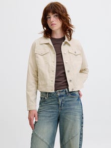 Jack & Jones Kadın Düğme Kapamalı Ceket - Gelly -Bone White - 12281698