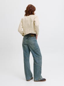 Jack & Jones Kadın Düğme Kapamalı Ceket - Gelly -Bone White - 12281698