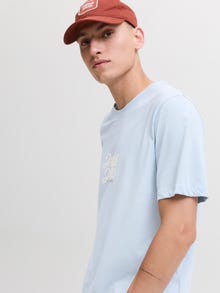 Jack & Jones Normal Kalıp Bisiklet Yaka Tişört -Skyway - 12281810