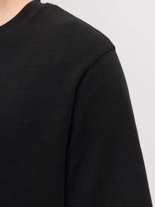 Jack & Jones Normal Kalıp Bisiklet Yaka Tişört -Black - 12281810