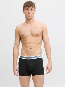 Jack & Jones Erkek 3'lü Boxer Paketi - Easton -Black - 12281991