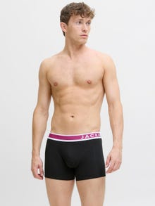 Jack & Jones Erkek 3'lü Boxer Paketi - Easton -Black - 12281991